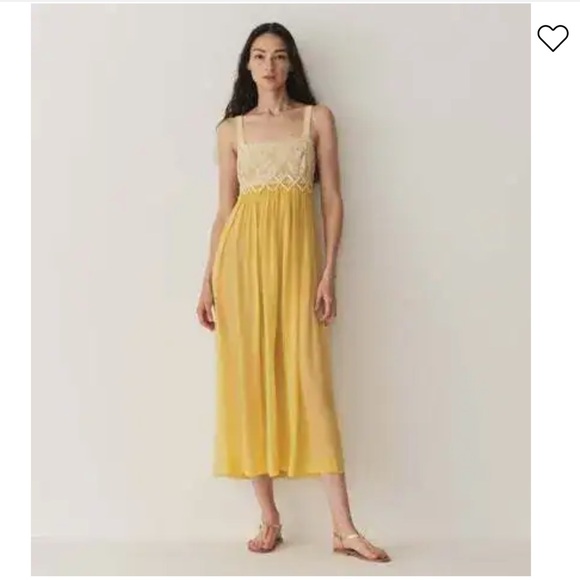Doen Dresses & Skirts - DÔEN Heirloom Analia dress in dandelion yellow, XS